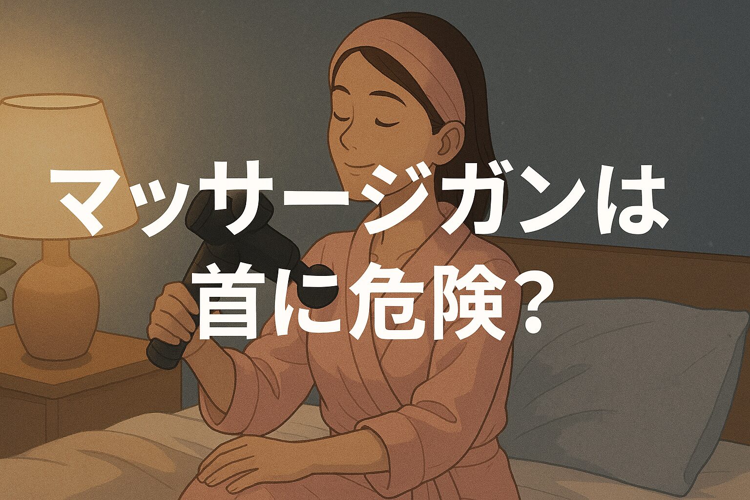 マッサージガンは首に危険？安全な使い方と避けるべき部位を解説